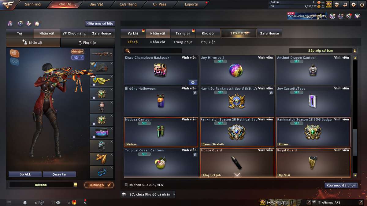 shop acc cf uy tin gia re